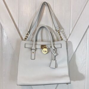Michael Kors Hamilton Leather Satchel